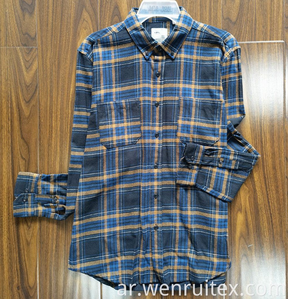 Checked Long Sleeve Shirting